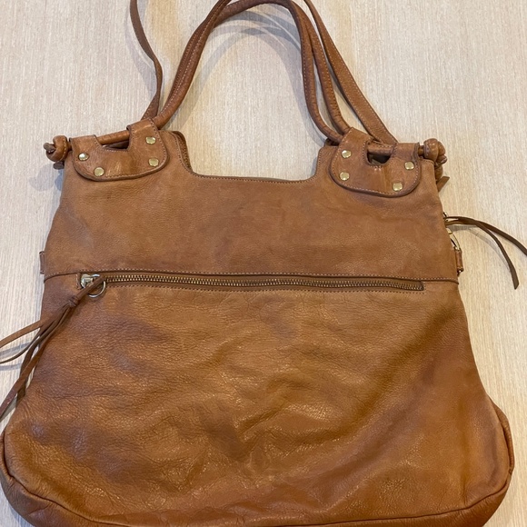 Pietro Alessandro Leather Bag Brien Crossbody Tote - Picture 2 of 9